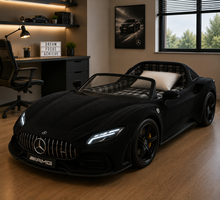 A cozy, car-shaped baby nest designed for warmth, comfort, and peaceful sleep.